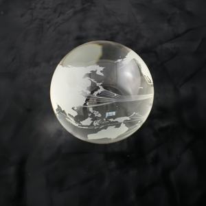 Sfera di cristallo inciso per i regali di aviazione <span class=keywords><strong>3D</strong></span> Laser globo di cristallo con supporto per la decorazione - Product Image 5