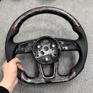 Volante Deportivo de Fibra de Carbono Modificado a Medida para Audi A3 <span class=keywords><strong>A4</strong></span> A5 A6 A7 A8 B8 B9 C7 C8 C9 - Product Image 3