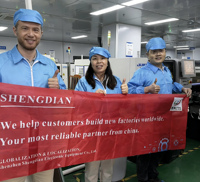 Imprimante à écran semi-automatique pour pâte à souder, contrôle PLC Siemens, SHENGDIAN, zone d'impression maximale 300x450mm, nouvelle version 2023, impression de circuits imprimés