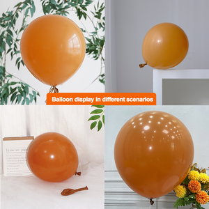 Globos Biodegradables Retro <span class=keywords><strong>para</strong></span> <span class=keywords><strong>Cumpleaños</strong></span>, 1.8g, Color Vintage Bonito, Forma Redonda, Globos de Látex <span class=keywords><strong>para</strong></span> Decoración de Fiestas - Product Image 4