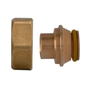 Accesorio de bronce recto de 16x3/4 para soldadura para propósito de herramienta de torneado - Product Image 1