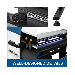 2023 nouvelle machine de presse à chaud de bureau 37mm et traceur de découpe de vinyle combo autocollant en polyester rentable - Product Image 2