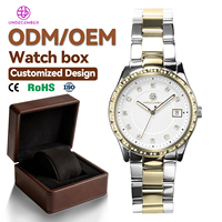 Reloj de Pulsera de Cuarzo para Mujer, Marca Privada OEM, Diseño de Moda, Oro Rosa, Resistente al Agua, Acero Inoxidable, Logotipo Personalizado, Venta al Por Mayor, Undecember