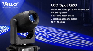 ไฟสปอตไลท์เคลื่อนที่แบบ LED <span class=keywords><strong>Vello</strong></span> 280w ไฟเวที LED ไฟสปอตไลท์เคลื่อนที่แบบ LED จากจีน - Product Image 4