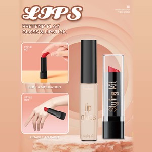 Kit de <span class=keywords><strong>maquillage</strong></span> pour enfants, jeu d'imitation préscolaire, valise de <span class=keywords><strong>maquillage</strong></span>, jouets pour filles avec ensemble de pinceaux de <span class=keywords><strong>maquillage</strong></span>, boîte d'accessoires - Product Image 5