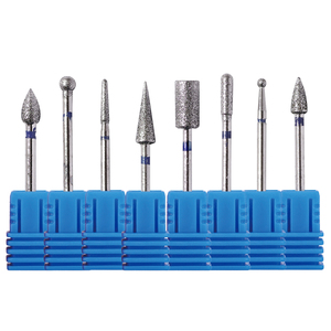 Phổ biến kim cương lớp biểu bì Nga Rotary Burr Pedicure công cụ Loại bỏ kim cương Nail Drill Bits Set - Product Image 6