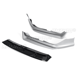 3pcs Car Front Bumper Lip Chin Bumper Body Kits <b>Splitter</b> for Honda for Accord 2021-2022 Bumper Lip Deflector Lips Cover Trim - Product Image 5