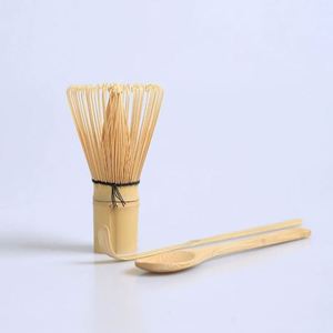 Juego de Herramientas Tradicionales de Bambú para Matcha, Incluye Batidor, Cuchara y Cucharón, Ideal para Regalo - Product Image 3