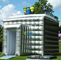 Parcours d'obstacles gonflable Mega Escape Challenge - Tente de jeu d'évasion étanche et facile à installer pour les défis de team building