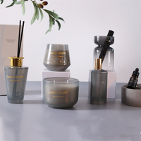 Diffuseur d'anches en gros Diffuseur d'anches Bouteille en verre Luxe créatif pour diffuseur 200 ML