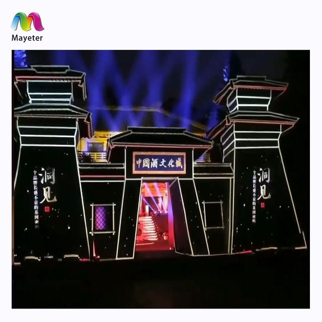 Pattern Projector Light Customized High Power Gobo IP65 Projector Waterproof Outdoor Advertising Building Logo Projector