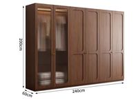 Chambre à coucher écologique vestiaire professionnel personnalisé vêtements stockage armoire avec rotin tissage
