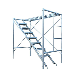 Échafaudage en acier galvanisé réglable pour usage extérieur, support horizontal en béton, 1,9 <span class=keywords><strong>m</strong></span> de haut, idéal pour la construction industrielle - Meilleures ventes - Product Image 1