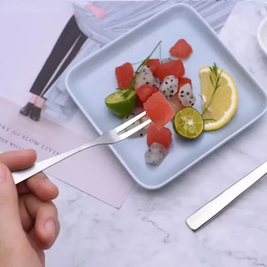Juego de Cubiertos de Acero Inoxidable 304 al por Mayor: Cuchara para Postre, Tenedor para Fruta, Pincho para Pastel, Cuchara para Café, Apto para Uso Alimentario, Accesorio de Cocina - Product Image 3