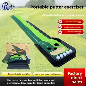 Outil d'entraînement de golf PGK C-06, tapis de putting <span class=keywords><strong>intérieur</strong></span> en plastique, <span class=keywords><strong>mini</strong></span> simulateur de putting, taille personnalisée, fabriqué en Chine - Product Image 3