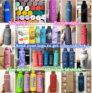 350ml 500ml 750ml <span class=keywords><strong>1000ml</strong></span> Botella de agua deportiva de acero inoxidable con logotipo personalizado Botella de agua fría y caliente - Product Image 6