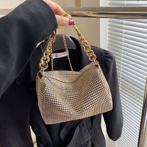 Ladies Diamond King Hand <b>Make</b>-<b>Up</b> Cross Body Fashion Chain One Shoulder Underarm Rhinestone Lady <b>Bag</b> - Product Image 3