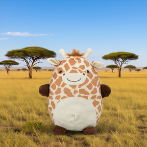Peluche girafe 26 cm, jouet en peluche doux, jouet interactif pour animaux de compagnie - Product Image 3
