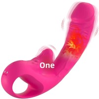 3. Generation Doppelkopf-Vibrator mit Heizfunktion, 10 Vibrationsstufen, USB-Magnetladung für Frauen, Flirt-Stimulation