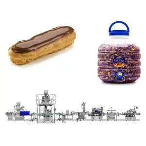 Automatic 200g Eclair Chocolate Granule Jar Bottle Filling Line Machines Machine