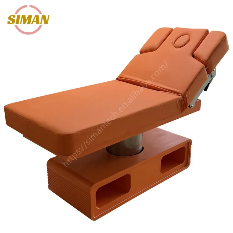 Siman soft clinic salon bed electric 3 motors massage table tattoo chair professional high quality cosmetic spa equipment