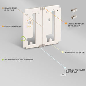 รั้วพลาสติกขนาดเล็กใช้สำหรับเด็กอายุ0-3ขวบรั้วกั้นเด็กใช้ในสวน - Product Image 2