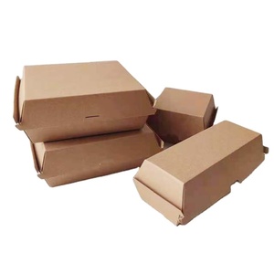 Kraft paper box takeaway packing dinner box snack box