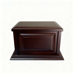 Yüksek kaliteli meşe katı ahşap cenaze külü vazosu yetişkin mation kremasyon kavanoz çevre dostu ahşap kutu insan külleri için uygun - Product Image 1