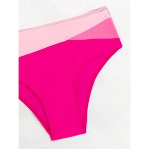 Conjunto de Bikini de Lujo Personalizado 2024, Traje de Baño de 2 Piezas con Estampado Floral y de Leopardo, con Tanga Sexy y Patrón de Letras Florales, Ropa de Playa - Product Image 4