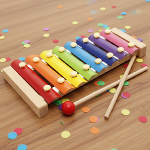 <span class=keywords><strong>Xylophone</strong></span> éducatif en bois pour enfants, boîte à musique miniature 8 pièces, jouet non électrique pour garçons et filles - Product Image 4