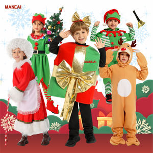 Xsmas Children's <span class=keywords><strong>Santa</strong></span> <span class=keywords><strong>Claus</strong></span> Role Play Disfraces Niños Niñas Lindo Bebé Año Nuevo Fiesta de Navidad Disfraces de actuación Trajes de escenario - Product Image 1