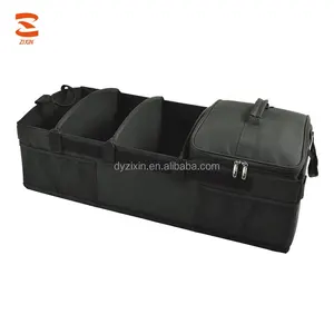 Ultimative Faltbare Auto Boot Lagerung Veranstalter Faltbare Auto Trunk Cargo-Organizer Mit Kühltasche