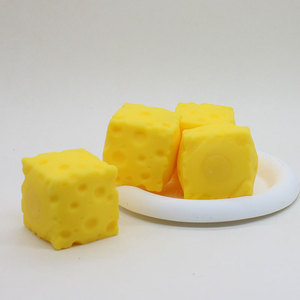 Realistic Simulation Cheese Block Stress Relief Toy, Non-Edible Durable Prank Toy for Friends Available in Stock - Product Image 2