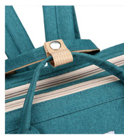 Sac à dos pliable portable de grande capacité pour bébé, sac à dos étanche pour maman allaitante avec crochets en polyester