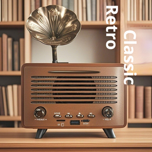 Xách Tay Mini Loa Không Dây Retro Máy Tính Để Bàn Kết Nối Điện Thoại Và USB Plug-Trong Ổ Đĩa Flash Phát Lại Âm Thanh Máy Nghe Nhạc Đảng Loa - Product Image 3