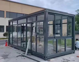 Đúc Sẵn 20ft 40ft Mở Rộng Container Nhà Khách Nhỏ Văn Phòng <span class=keywords><strong>Modular</strong></span> Container Nhà Biệt Thự Sang Trọng Cho Ngoài Trời - Product Image 3