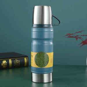 Thermos en acier inoxydable 304, anti-fuite, écologique, boîte cadeau, bouteille d'eau portable, cadeau d'ouverture d'entreprise, vente en gros - Product Image 3