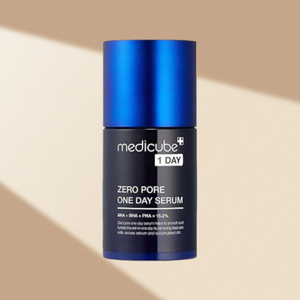 MEDICUBE ZERO PORE ONE DAY SERUM 20g - Sérum Exfoliante Diario y Refinador de Poros para una Piel Clara y Suave - Solución Coreana para el Cuidado de la Piel - Product Image 1