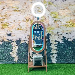 ตู้ถ่ายรูปงานแต่งงาน บิวตี้วู้ด กระจกเงา คลาสสิค เรโทร เซลฟี่ โฟโต้บูธ จอ LCD ทรงรี ระบบสัมผัส กล้อง DSLR - Product Image 4