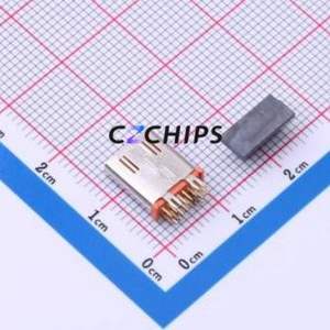 HC-TYPE-C-14P-VS10.0D-3A-F1.6-O-02 USB Connector Through hole Component (THT) Connector Type-C USB 3.1 Female Through Hole - Product Image 2