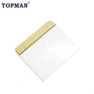 4pccs 50 millimetri 80 millimetri 100 millimetri 120 millimetri in acciaio inox manico in legno continental di riempimento raschietto - Product Image 3