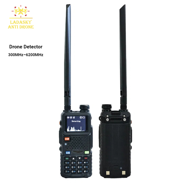300~6200MHz Portable Anti-UAV Detector | Detect DJI & Autel | Passive Detection | 6 Hours Endurance Time
