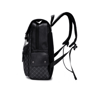 Personalized Pu Leather <strong>Backpack</strong> <strong>Brown</strong> <strong>Backpack</strong> Rucksack Men Pu Leather <strong>Backpack</strong> Supplier - Product Image 5