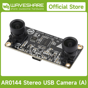 เวฟแชร์ AR0144 2MP สเตอริโอ USB กล้องโมดูล AR0144 เซ็นเซอร์ชิป USB2.0 พอร์ตซิงโครไนซ์เอาต์พุตเฟรมเดียวกัน 52 มม.เบสไลน์ K698 - Product Image 6