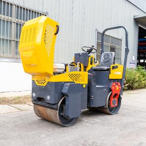 1500 кг небольшая прогулка за барабаном вибрационная сталь гидравлическая езда на дорожном катке - Product Image 3