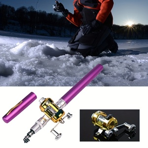 KEKAXI Multifunktionaler Stift-Angelrute mit Schreibfunktion, Klein und Tragbar, Idealer Helfer für Gelegenheits-Mikrofischen - Product Image 3