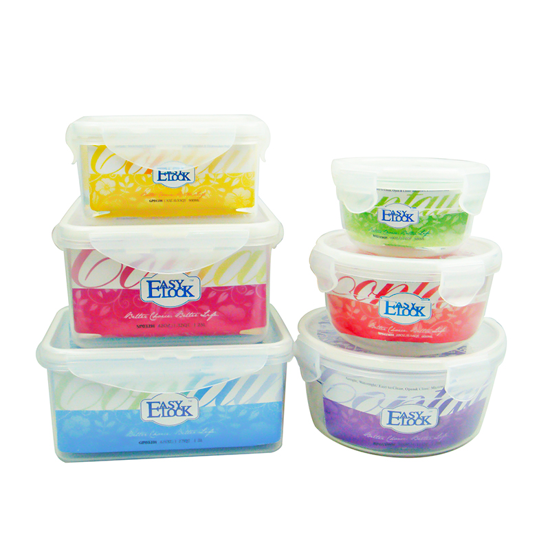 6 unids conjunto de contenedores de alimentos
