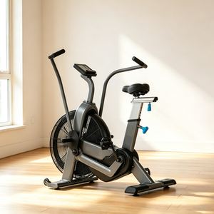 Bicicleta Ergométrica Comercial Certificada CE com Cinto de Carga de Ar Ilimitada, Transmissão por Corrente, Selim Ajustável, Monitor LED e Ecológica para Academia - Product Image 6