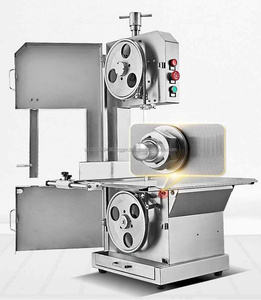 เครื่องเลื่อยกระดูกไฟฟ้าอัตโนมัติสำหรับใช้ในบ้าน ร้านอาหาร และร้านค้าปลีก เครื่องตัดเนื้อและกระดูกแช่แข็ง พร้อมมอเตอร์เป็นส่วนประกอบหลัก - Product Image 3