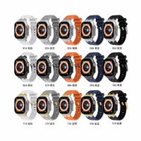 Correa de silicona estilo AP para Apple Watch Ultra 49mm 42mm 44mm 45mm Serie 6 7 8 9 10 correa de reloj de goma de lujo